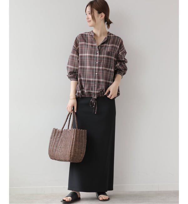 JOURNAL STANDARD relume「ドロストワイドシアーチェックシャツ」|シャツ・ブラウス|
