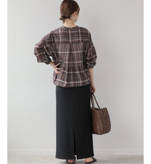 JOURNAL STANDARD relume「ドロストワイドシアーチェックシャツ」|シャツ・ブラウス|