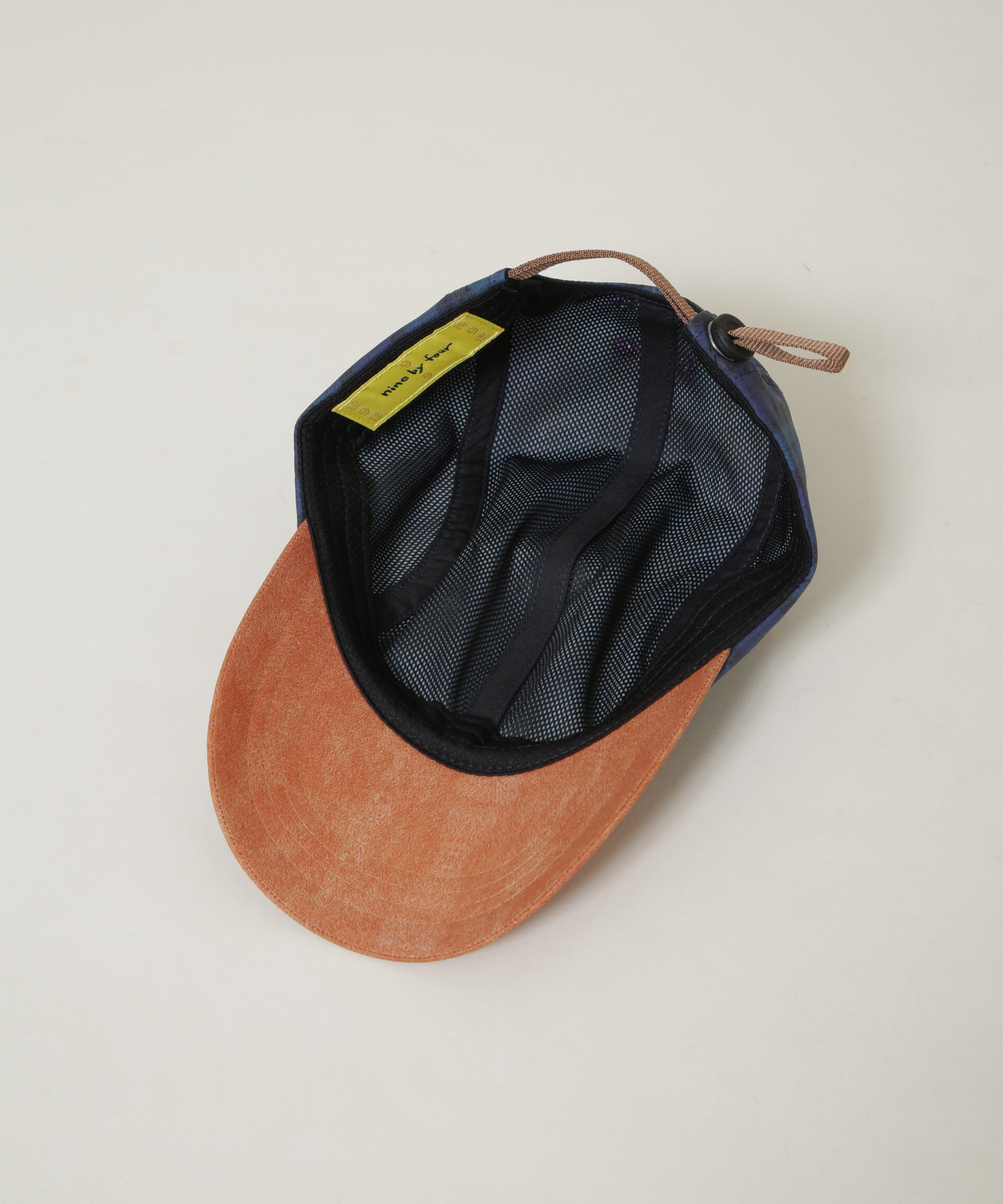 nano･universe「nine by four/94 WR PE-POPLIN PRINT 4P CAP」|キャップ・キャスケット|