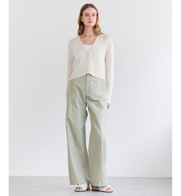 BEIGE,「【VERY掲載】PREHNA / コットンツイル カービーシームワイドパンツ」|その他|