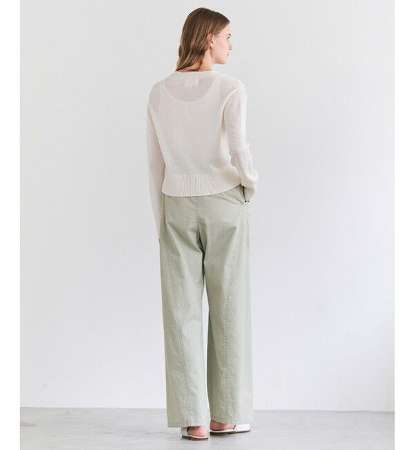 BEIGE,「【VERY掲載】PREHNA / コットンツイル カービーシームワイドパンツ」|その他|