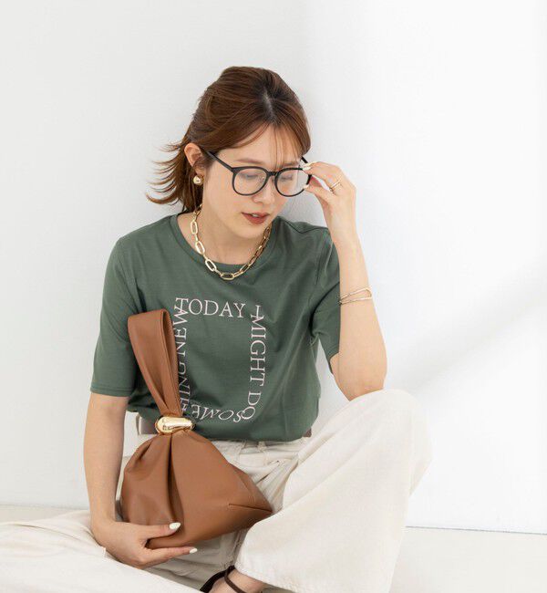 NOLLEY'S「ウォッシャブルプリントT」|Tシャツ・カットソー|