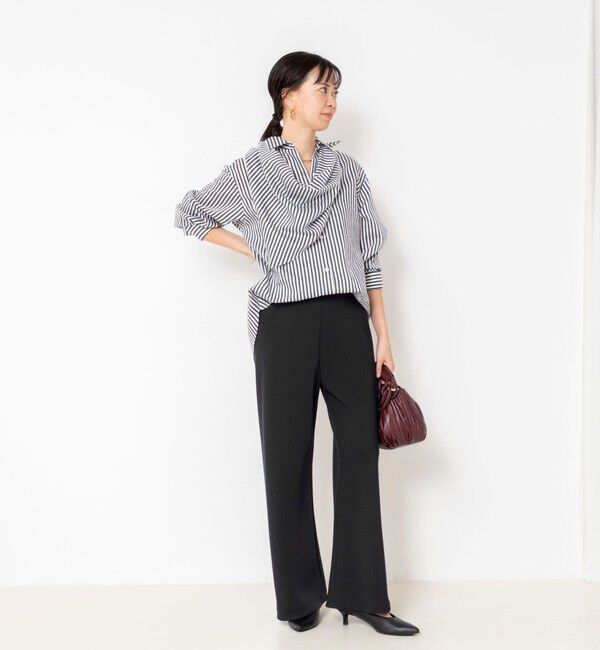 NOLLEY'S sophi「【NOLLEY&rsquo;S mgr.松葉別注・一部WEB限定色】《セットアップ》ツイルバイヤス洗練美脚パンツ」|その他|