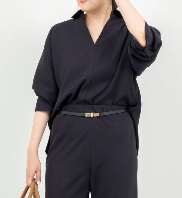 NOLLEY'S sophi「【一部WEB限定カラーアイテム】《セットアップ対応》ウォッシャブルツイルスキッパーシャツ」|シャツ・ブラウス|