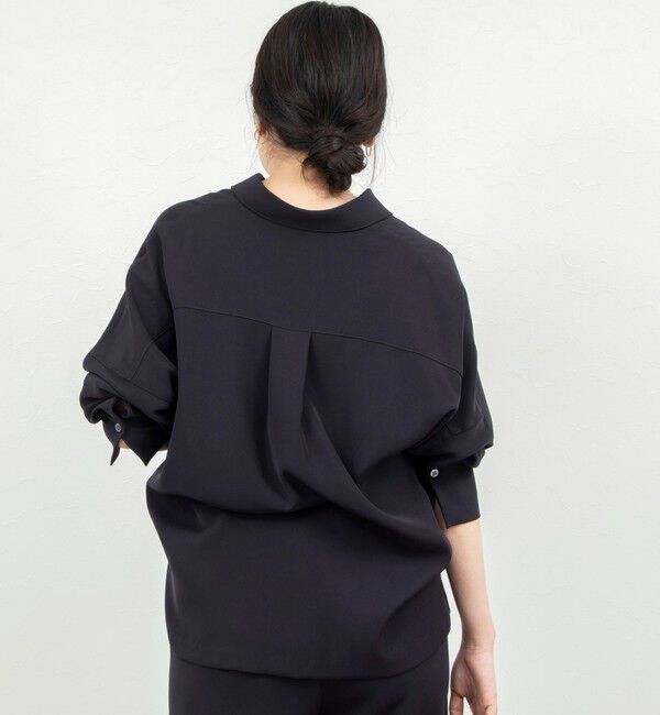 NOLLEY'S sophi「【一部WEB限定カラーアイテム】《セットアップ対応》ウォッシャブルツイルスキッパーシャツ」|シャツ・ブラウス|