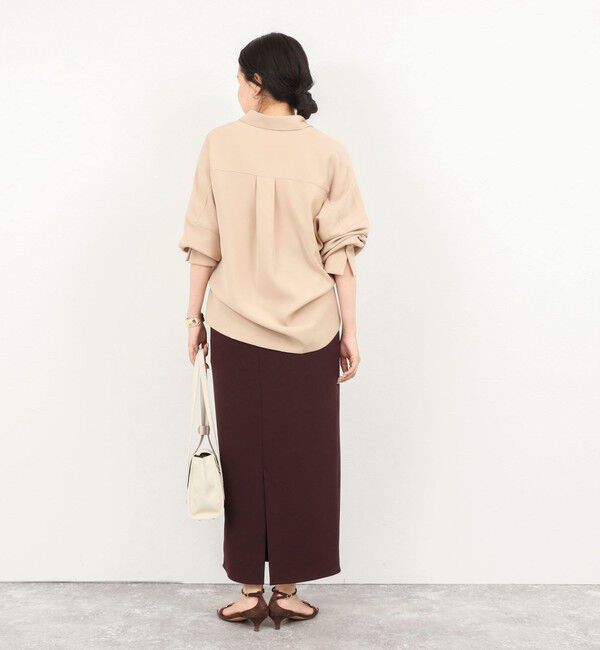NOLLEY'S sophi「【一部WEB限定カラーアイテム】《セットアップ対応》ウォッシャブルツイルスキッパーシャツ」|シャツ・ブラウス|