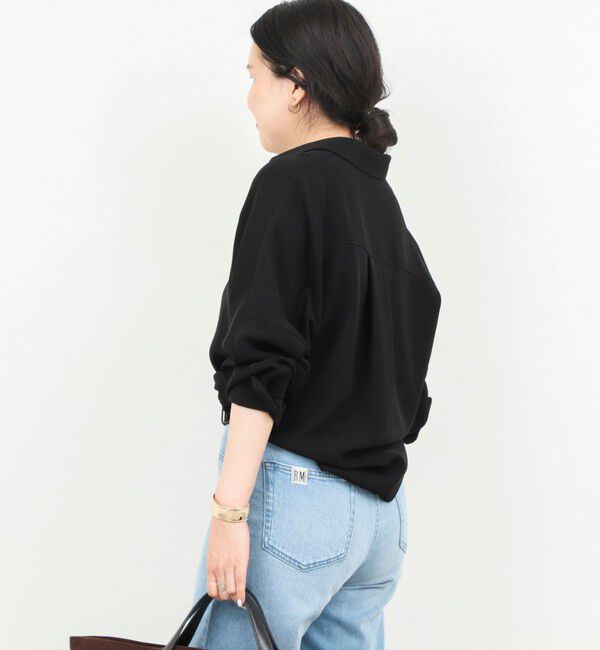 NOLLEY'S sophi「【一部WEB限定カラーアイテム】《セットアップ対応》ウォッシャブルツイルスキッパーシャツ」|シャツ・ブラウス|