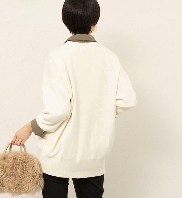 NOLLEY'S sophi「【EC限定】《手洗い可能》総針ビックVネックカーディガン」|カーディガン|