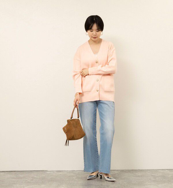 NOLLEY'S sophi「【EC限定】《手洗い可能》総針ビックVネックカーディガン」|カーディガン|