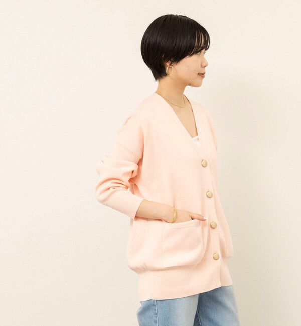 NOLLEY'S sophi「【EC限定】《手洗い可能》総針ビックVネックカーディガン」|カーディガン|