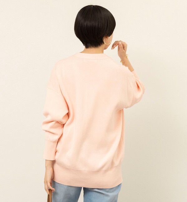NOLLEY'S sophi「【EC限定】《手洗い可能》総針ビックVネックカーディガン」|カーディガン|