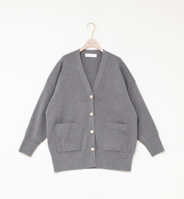 NOLLEY'S sophi「【EC限定】《手洗い可能》総針ビックVネックカーディガン」|カーディガン|