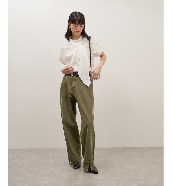 ADAM ET ROPE'「【定番】・【追加】ルーズフィットアジャストデニム」|デニム|