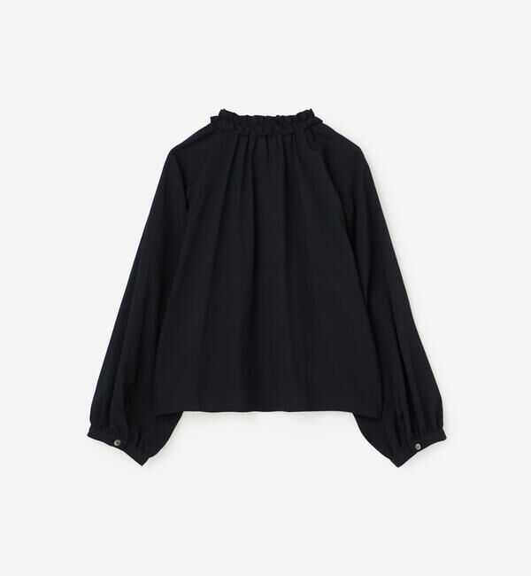 LE GLAZIK「LE GLAZIK | ブロードワッシャー ラッフルシャツ WOMEN」|シャツ・ブラウス|