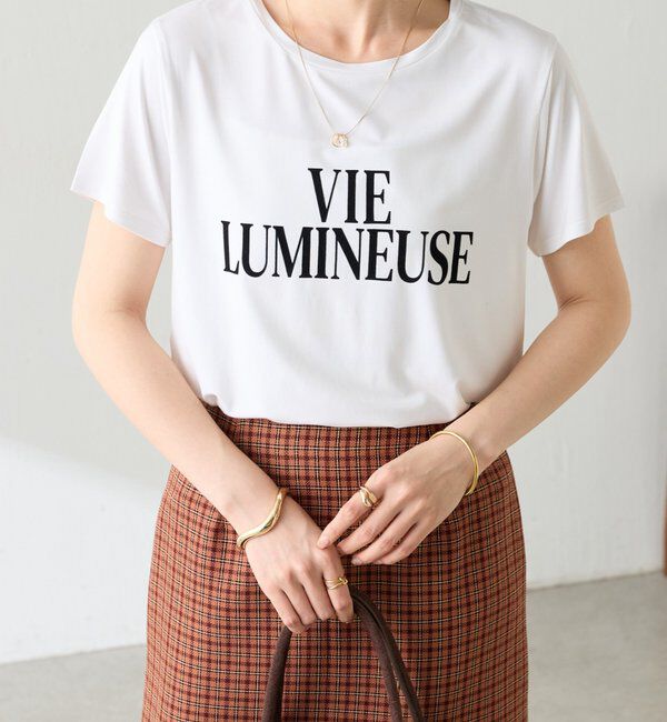  「【大人のロゴTシャツ】フロッキーコンパクトロゴTシャツ」|Tシャツ・カットソー|オフホワイト