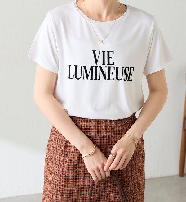  「【大人のロゴTシャツ】フロッキーコンパクトロゴTシャツ」|Tシャツ・カットソー|
