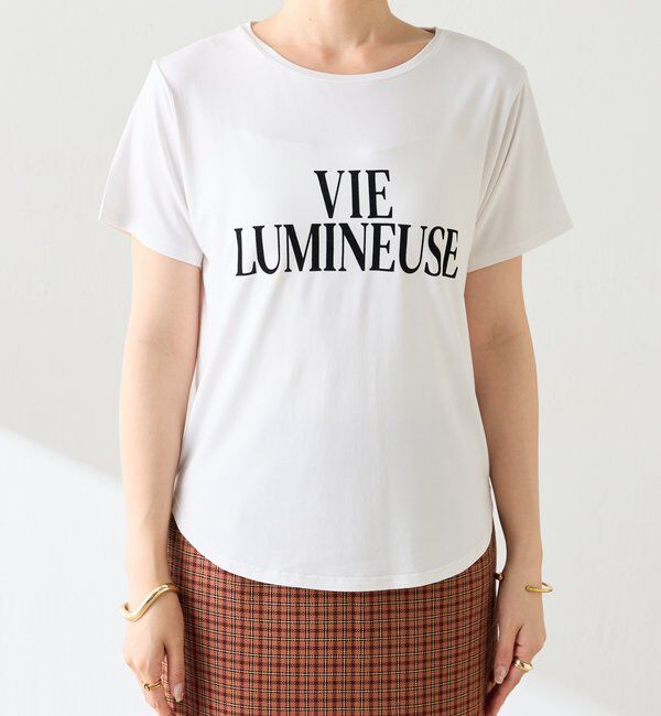  「【大人のロゴTシャツ】フロッキーコンパクトロゴTシャツ」|Tシャツ・カットソー|