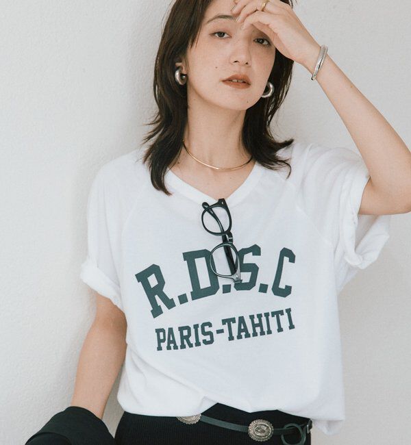  「【Yossshiiii企画/6色展開/ひんやりタッチ】R.D.S.CロゴTee」|Tシャツ・カットソー|ホワイト