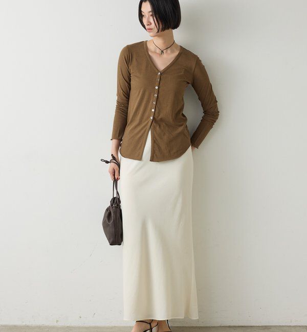  「【La nature linge】 キュプラハイツイストカーデ」|Tシャツ・カットソー|