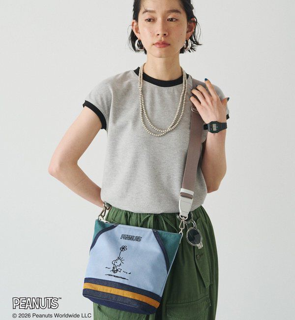  「《PEANUTS&times;russet》リバーシブルショルダーバッグ」|ボストンバッグ|