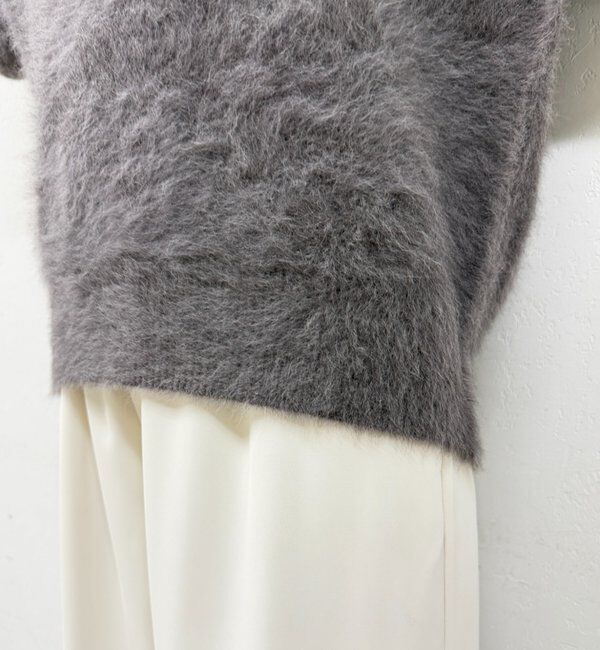  「《新色が登場》ファーカシミヤVニット」|ニット・セーター|