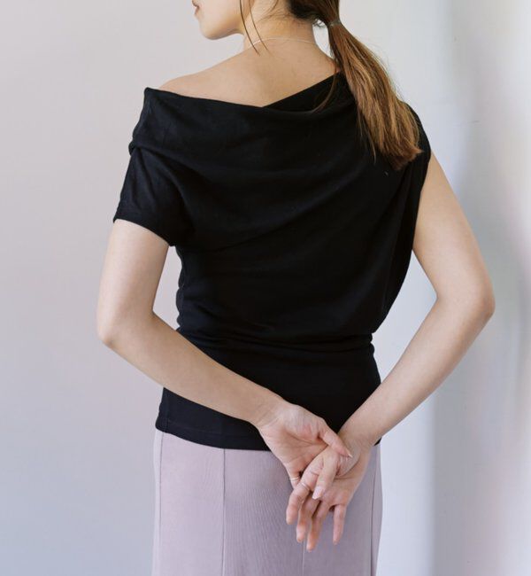  「アシメネックTee」|Tシャツ・カットソー|
