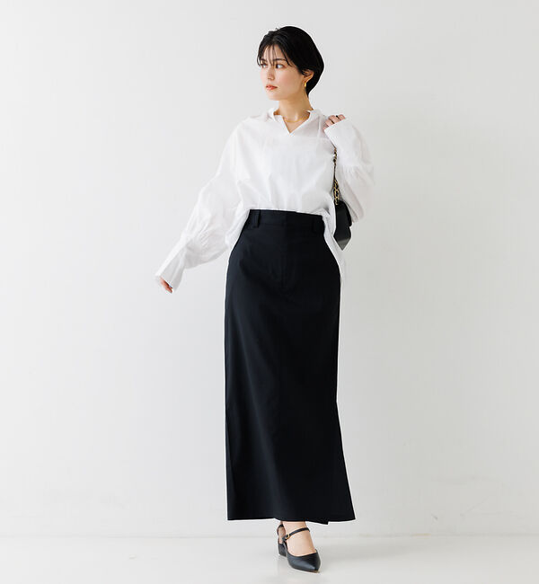 Rouge vif「【一部店舗限定】スリーブデザインスキッパーブラウス」|シャツ・ブラウス|