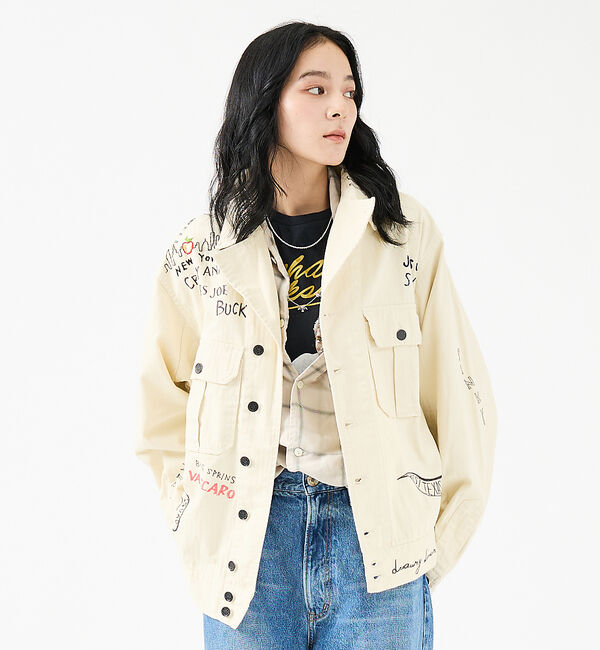 Rouge vif「【THRIFTY LOOK/スリフティルック】MEMORIAL M-43 JAC」|ブルゾン・スタジャン|