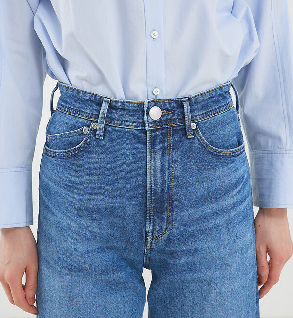 qualite「【YANUK】ボーイズストレートデニムパンツ LEA」|デニム|