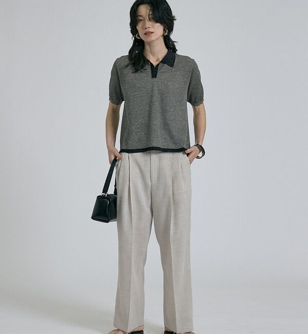 qualite「【セットアップ対応】メッシュ2タックストレードパンツ」|その他|