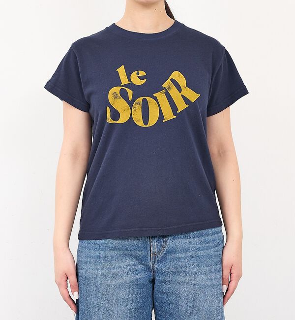 abahouse mavie「甘編み天竺ロゴTシャツ」|Tシャツ・カットソー|