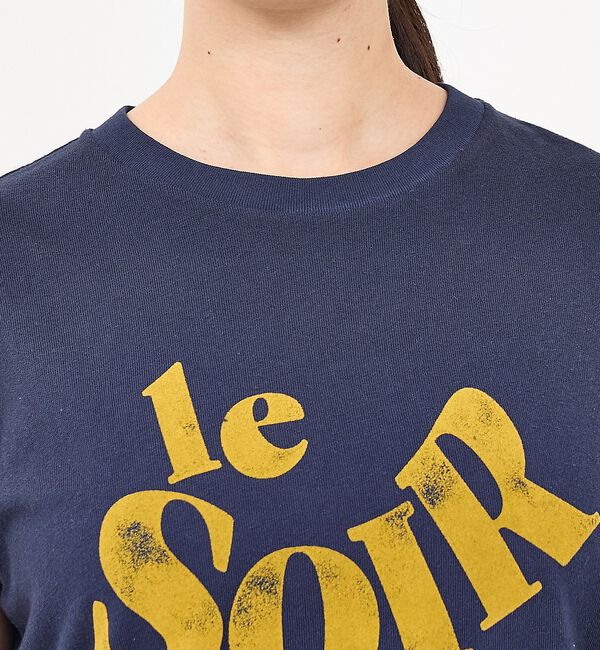 abahouse mavie「甘編み天竺ロゴTシャツ」|Tシャツ・カットソー|
