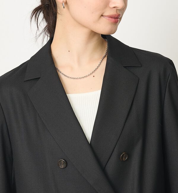 abahouse mavie「【セットアップ対応】ライトメランジダブルジャケット」|その他|