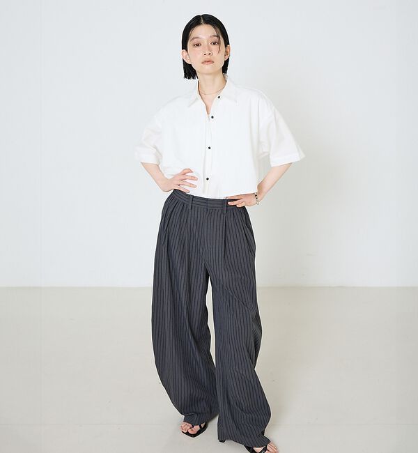 NOMINE「タック ボリュームパンツ」|その他|