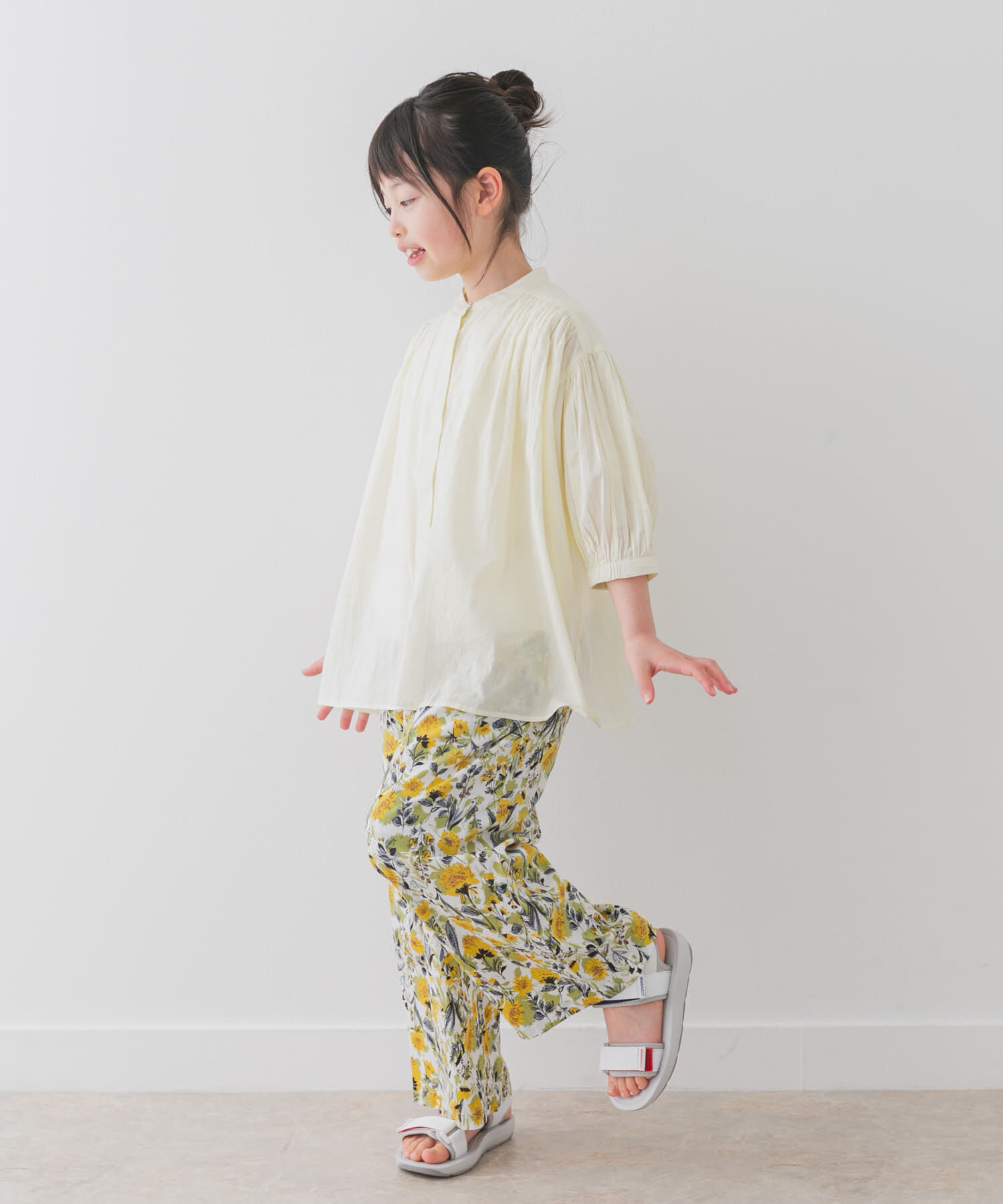 URBAN RESEARCH DOORS「『親子リンク』コットンボイルギャザーブラウス(KIDS)」|その他|