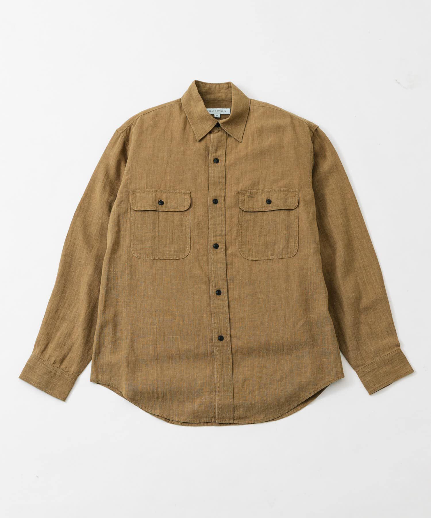 URBAN RESEARCH「SANDWASH LINEN WORK SHIRTS」|シャツ・ブラウス|