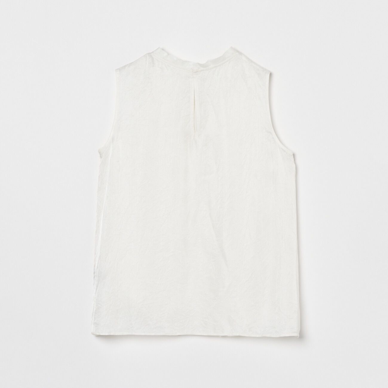 HELIOPOLE「HELIOPOLE CREPE SHEER SLEEVELESS BLOUSE」|シャツ・ブラウス|