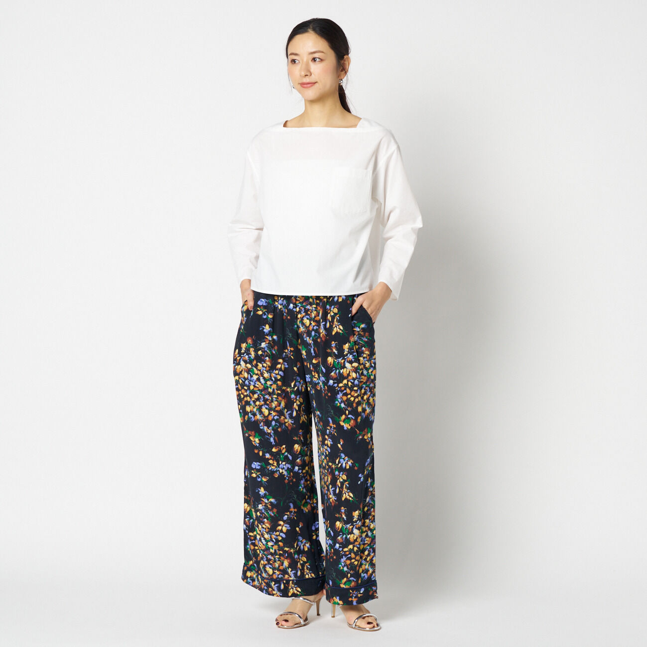 HELIOPOLE「HELIOPOLE IPEKER PRINT PAJAMA PANTS」|チノ|