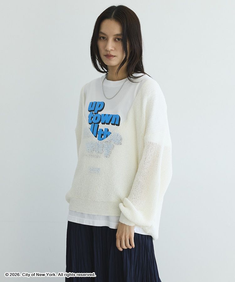GARAGE OF GOOD CLOTHING「【日本製】ペーパーヤーンＶネックシアープルオーバー」|ニット・セーター|