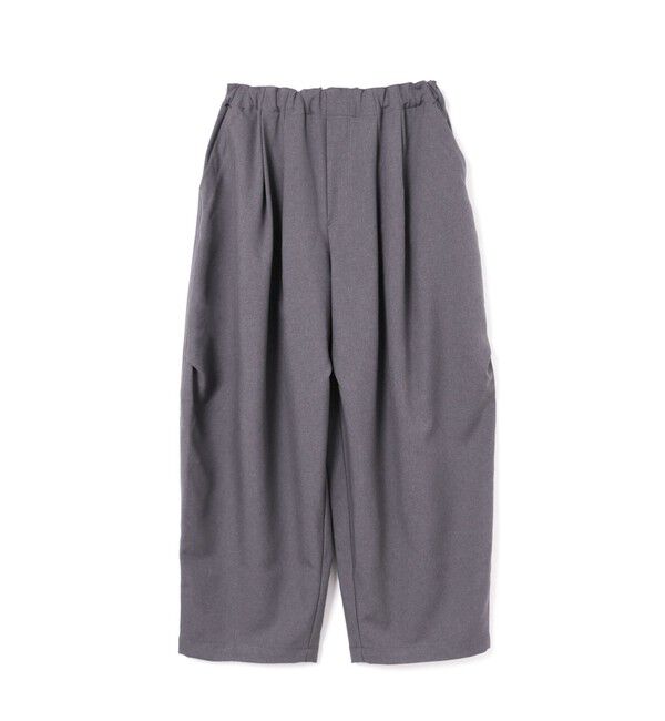 mizuiro ind「mizuiro ind ワイドカーゴパンツ」|カーゴ|チャコールグレー