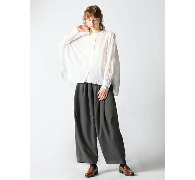 mizuiro ind「mizuiro ind ワイドカーゴパンツ」|カーゴ|