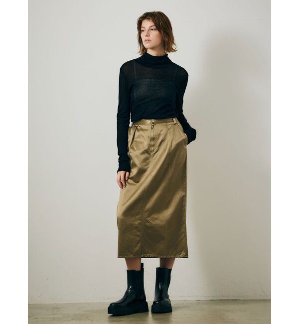 MARMARMAR「MARMARMAR シアータートルネックTシャツ」|Tシャツ・カットソー|
