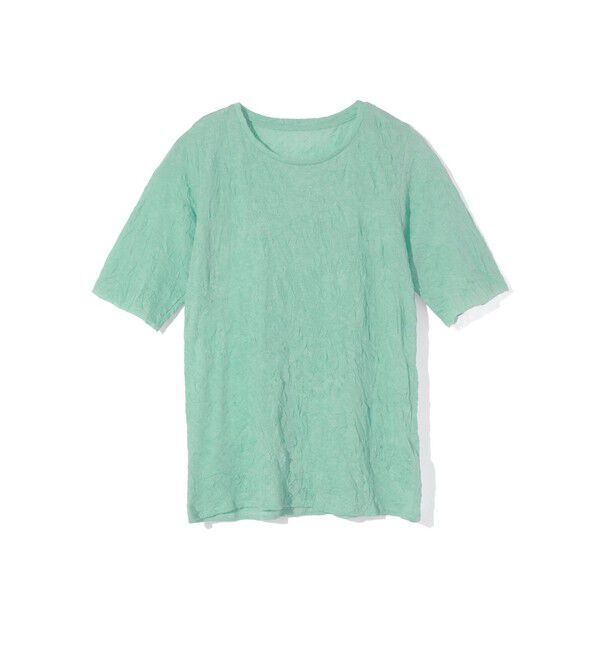 MIDIUMISOLID「MIDIUMISOLID for Ladies シースルークルーネックハーフスリーブインナー」|Tシャツ・カットソー|