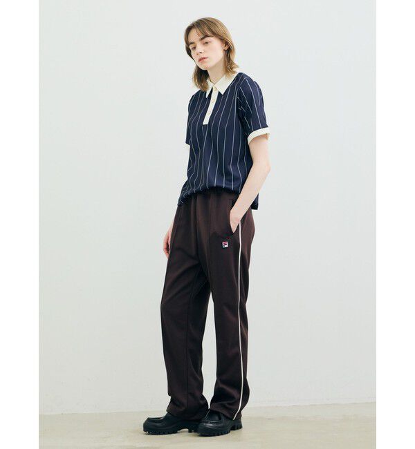 MARMARMAR「MARMARMAR FILA ストライプポロ」|シャツ・ブラウス|