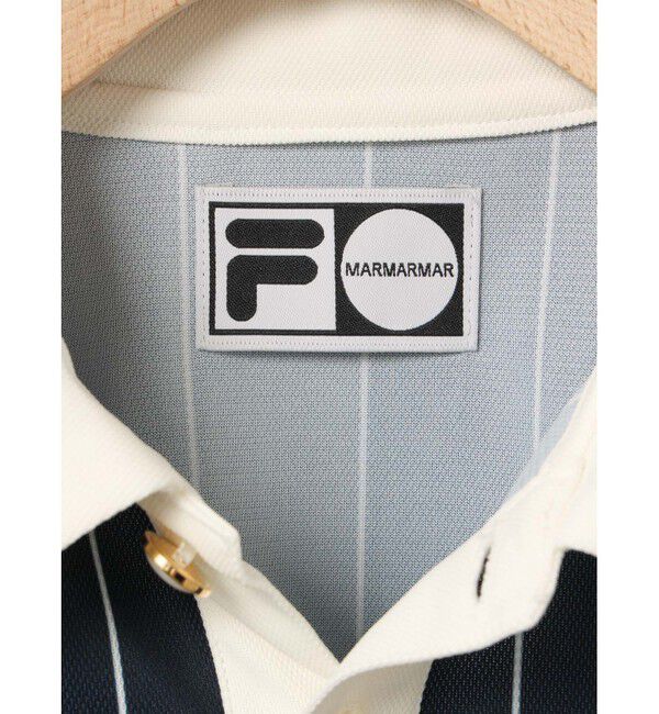 MARMARMAR「MARMARMAR FILA ストライプポロ」|シャツ・ブラウス|