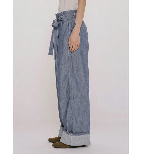 MIDIUMISOLID「MIDIUMISOLID for Ladies シアーデニムイージーパンツ（BLEACH）」|その他|