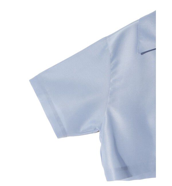 MIDIUMISOLID「MIDIUMISOLID for Ladies シアーオープンカラーシャツ」|シャツ・ブラウス|