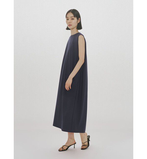 MIDIUMISOLID「MIDIUMISOLID for Ladies エッセンシャルバックタックドレス」|ワンピース|