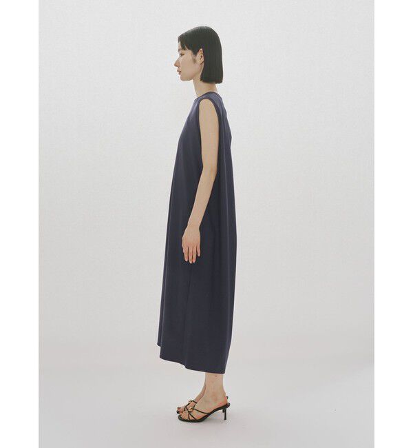 MIDIUMISOLID「MIDIUMISOLID for Ladies エッセンシャルバックタックドレス」|ワンピース|