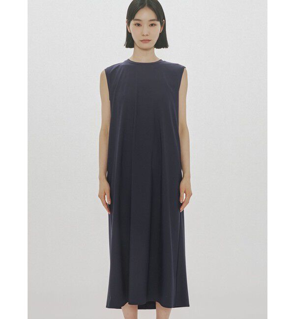 MIDIUMISOLID「MIDIUMISOLID for Ladies エッセンシャルバックタックドレス」|ワンピース|